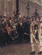 The Ninth of November 1888-ir James Whitehead s Procession William Logsdail